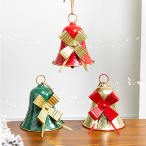 Campanas Metálicas Grandes para Navidad, para Colgar en la Puerta y la Pared, Ideales para Artículos Decorativos para la Decoración Festiva del Hogar - Product Image 4