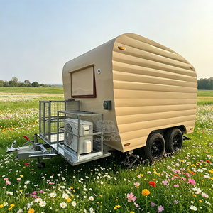 Mobile Vending Cart Customized Food Trailer Hot Dog Vending Cart Commercial Service Window Winery Food Trailer - Product Image 1