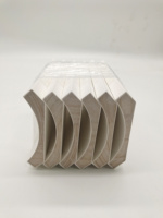 JLD Rodapié de MDF de Pino Blanco Imprimado, Moderno, Impermeable, para Interiores, Moldura de Zócalo, Marco de Puerta, Duradero, Ecológico, para Uso en Hoteles