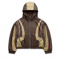 Conjunto Deportivo Estructurado para Hombre Estilo Napoleón, Chaqueta de Algodón Twill, Pantalones Anchos, Traje Urbano Pioneer de Primera Calidad