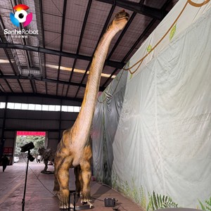 Braquiosaurio Animatrónico Personalizado 1:1, Modelo de <span class=keywords><strong>Dinosaurio</strong></span> Mecánico Grande para Parques Temáticos y Atracciones de Parques de Diversiones - Product Image 3