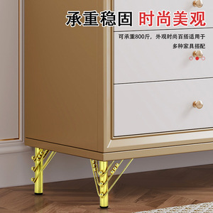 Luxury Gold Furniture <b>Legs</b> Electroplated Iron Modern Light Luxury <b>Sofa</b> Tv Cabinet Coffee Table Bedside Table Support Heavy Duty - Product Image 3
