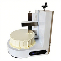 Machine automatique de glaçage et de lissage de gâteaux à la crème commerciale de 4 à 18 pouces