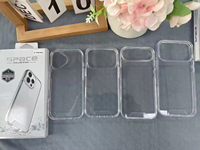 Couverture de téléphone transparente pour iPhone 17 accessoires antichoc transparents étui de téléphone portable pour iPhone 17 Pro Max