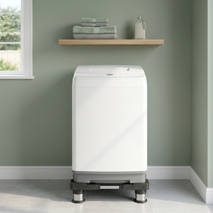 Socle universel réglable pour lave-linge et réfrigérateur, noir, capacité de charge 200 kg - Product Image 1