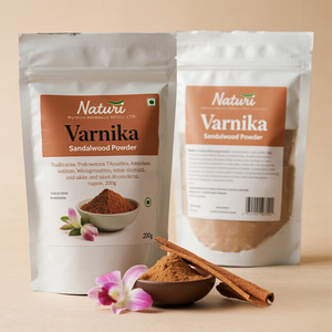 Tùy chỉnh Nắp kéo đứng lên Túi giấy Kraft trắng cho thực phẩm bột hạt gạo Gia vị trà - Product Image 6