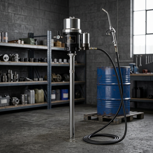 Bomba de Tambor de Pistón Duradera a Precio de Fábrica, Bomba de Transferencia de Aceite de Alta Presión de 200 L Operada por Aire OEM para Lubricación Automotriz - Product Image 3