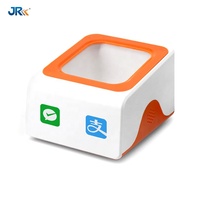 Escáner de Pagos de Escritorio JR P8, Compatible con Múltiples Sistemas, Análisis de Códigos Fuzzy, Lector de Códigos QR 2D Manos Libres, Terminal para Boutiques