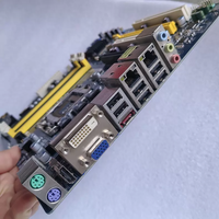 Carte mère d'ordinateur de contrôle industriel de bureau d'occasion PWA 1.1, LGA 1155, SATA, canal unique DDR2/DDR3 RAM