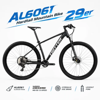 Sepeda Gunung Hardtail AL6061 29er, Deore M6100 12-Speed, Rem Cakram Hidrolik, Garpu Lockout, MTB XC Ringan 13.3kg