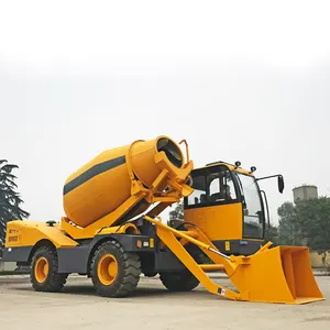 Short Mixing Time Durable Quality Portable Self Loading Concrete Mixer Truck For Sale