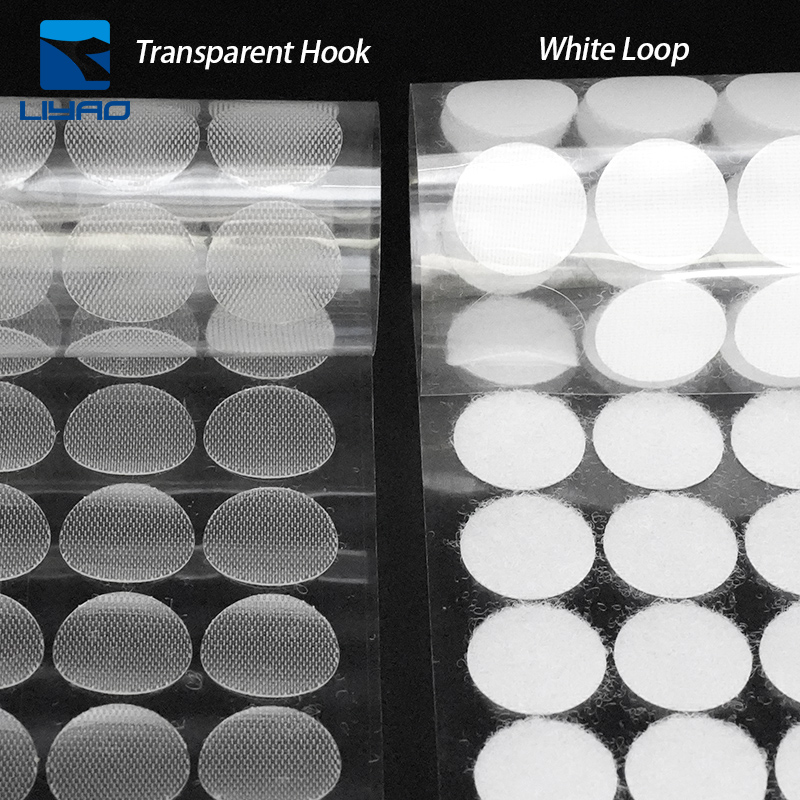 Gancio trasparente + Anello bianco 108 paia punti