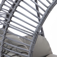 Sweetie Meubles de jardin d'extérieur Chaise suspendue en rotin en osier plastique Balançoire de patio