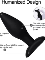 Plug anal en silicone, Dildo, Plug anal, Plugs anaux, Stimulation du point G, Stopper portable, Jouets sexuels pour adultes pour hommes et femmes
