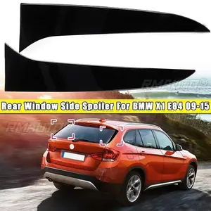1 Par de Alerones Laterales Negros Brillantes para Ventana Trasera, Divisores de Aire para BMW X1 E84 2009 2010 2011 2012 2013 2014 2015, Alerones para Estilizar el Automóvil - Product Image 1