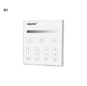 Miboxer X1 panel sentuh 2.4G, Remote <span class=keywords><strong>RF</strong></span> 4 zona kontrol secara terpisah, pengontrol Master <span class=keywords><strong>DMX512</strong></span> warna tunggal yang dapat dikontrol - Product Image 4