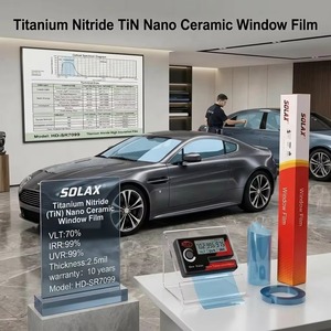 ฟิล์มกรองแสงรถยนต์ 3M รุ่น New Vision Titanium Nitride Nano Ceramic สีดำ ป้องกันความร้อน ความคมชัดสูง - Product Image 3
