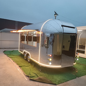 Camion de restauration mobile en tôle galvanisée brillante pour usage commercial en zone touristique, avec grill combiné, café, burgers, hot-dogs, burritos 1 - Product Image 4