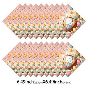 Nuevo Juego de Vajilla de Papel y Plástico con Temática de Conejito de Pascua, Servilletas de Papel, Vasos de Papel, Juego de Vajilla para Fiestas Infantiles de Conejitos - Product Image 3