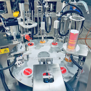 Chunlai KIS-900 sữa kem sữa chua bơ đậu phộng mật ong Pudding Jelly dừa đóng gói cốc quay điền niêm phong máy - Product Image 2