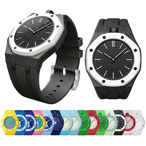 Nouvelles Tendances : <span class=keywords><strong>Bracelet</strong></span> <span class=keywords><strong>de</strong></span> Remplacement en Céramique <span class=keywords><strong>de</strong></span> Luxe pour Montres Swatch & AP Royal Pop, <span class=keywords><strong>Bracelet</strong></span> Personnalisé avec Boîtier - Product Image 1