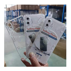 <span class=keywords><strong>4</strong></span> esquinas claro TPU Anti caída Shell transparente iPhone funda para Nothing Phone2 - Product Image 3