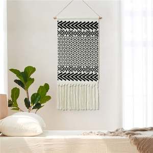 Panier organisateur stockage <span class=keywords><strong>arc</strong></span>-<span class=keywords><strong>en</strong></span>-<span class=keywords><strong>ciel</strong></span> tenture murale perlée plante cintre macramé étagère cintres malaisien décor moderne <span class=keywords><strong>chambre</strong></span> de bébé - Product Image 1