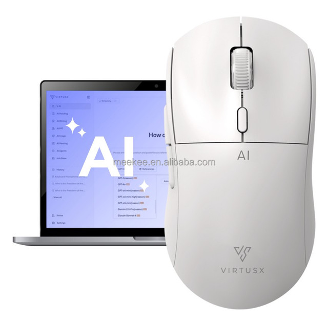 Smart AI Gaming Mouse with Voice Recognition OCR Document Management 3D USB RGB Backlit- V1 VIRTUSX for Windows 7/8/10/11