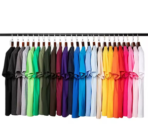 Personalizado por atacado respirável customizável tamanho em branco colorido camiseta impressão camiseta Unisex tela impressa <span class=keywords><strong>t</strong></span>-shirt - Product Image 1