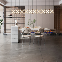 Moderne Acryl ausziehbare Travertin Tisch Küchen insel Massivholz Nordic Esszimmer möbel mit Lagerung für den Wohnungs gebrauch