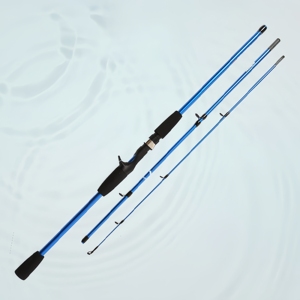 <span class=keywords><strong>Canne</strong></span> à pêche spinning en fibre de verre LINXI 1,8 m 2,1 m 3 sections pour la pêche en eau douce, utilisée pour la pêche au poisson bleu - Product Image 2