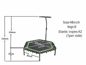 <span class=keywords><strong>Trampoline</strong></span> d'intérieur de haute qualité de 45 pouces pour garçon et fille, fitness, saut, mini ressorts, gymnastique <span class=keywords><strong>sans</strong></span> filet de protection - Product Image 6