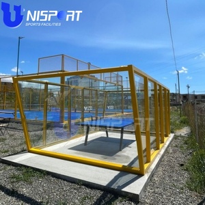Pista de Pádel y <span class=keywords><strong>Ping</strong></span> Pong, Pista Deportiva de Vidrio para Interiores y Exteriores, para Clubes, Resorts y Entretenimiento Familiar - Product Image 4