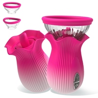 Saugender Vakuum-Vibrator mit Zungenstimulation, Klitoris-Massagegerät, APP-Steuerung, Sauger für G-Punkt und Brustwarzen-Stimulator, Sexspielzeug für Frauen