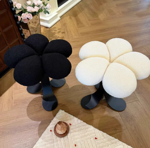 Tabouret de luxe pour salle de bain et chambre à coucher, tabouret simple pour coiffeuse, tabouret rond en acier inoxydable pour usage domestique. - Product Image 5