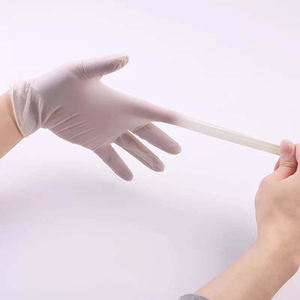 Guantes de látex 100% de caucho para examen, con polvo o sin polvo, para uso doméstico, 5 mil 6 mil - Product Image 3