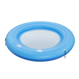 <span class=keywords><strong>Coussin</strong></span> d'eau gonflable bleu pour plusieurs personnes pour bronzer divertissement sain et relaxant - Product Image 1