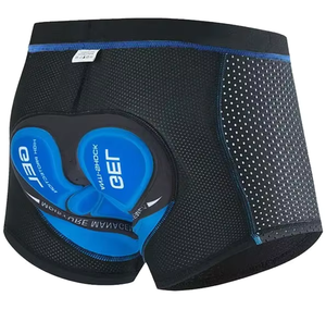 Pantaloncini e Slip da Ciclismo Traspiranti Unisex con Imbottitura in Gel Antiurto per <span class=keywords><strong>MTB</strong></span> e Bici da Strada, Taglie S-3XL, Materiale in Poliestere - Product Image 3