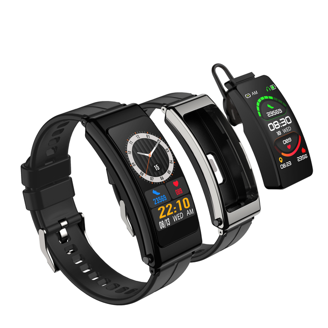 K13 Smart Watch 2in1 with BT Earphones Reloj Smartwatch with Earbuds BT Call Music Heart Rate Monitor Smart Watch 2 in 1