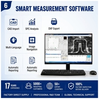 Máquina de Medición Óptica Automática HSD-4030D, Sistema de Medición de Visión 2D de Alta Precisión