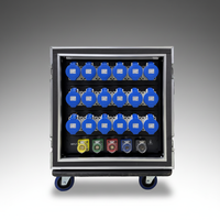 Boîte de distribution d'alimentation électrique pour éclairage de scène DJ 18CHS, nouveau style, 380V 300A, 12 prises, modèle DMWT-01