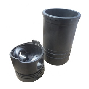 Cilindro e Pistone Neri per Motore Diesel Changchai ZS1115 - Product Image 2