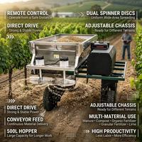 Épandeur d'engrais intelligent télécommandé SPRD500 – Machine rotative sans fil pour l'application de granulés de précision dans les fermes et vergers