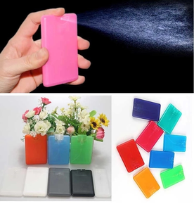 Stock Multi 20ml Portable Square Rectangle Trendy Flat Travel <strong>Perfume</strong> Atomizer Mini Alcohole <strong>Spray</strong> Hand Sanitizing <strong>Bottle</strong> - Product Image 5