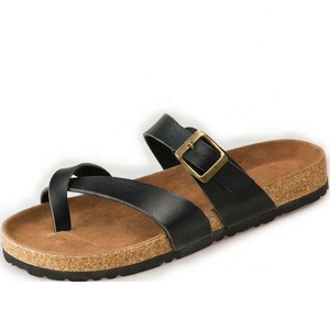 <span class=keywords><strong>Sandalias</strong></span> para <span class=keywords><strong>hombre</strong></span> con suela de corcho y correa cruzada - Product Image 2