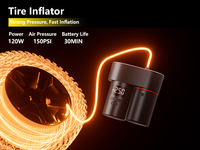 Kit de nettoyage auto 4 en 1 : aspirateur sans fil à jet d'eau, gonfleur de pneus, batterie 10000 mAh, charge rapide Type C, usage domestique, OEM