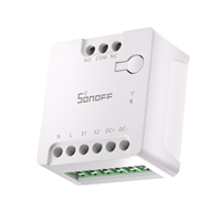 Relais de contact sec intelligent MINI-D, contrôlé par Alexa, interrupteur à distance pour portes de garage, moteurs basse consommation, 10A 24V, Wi-Fi, portée 10-50m