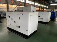 Générateur diesel silencieux à châssis ouvert refroidi par eau, usage intensif, 30KVA 250KVA, triphasé 380V/400V, ATS, écran LCD, alternateur 100% cuivre