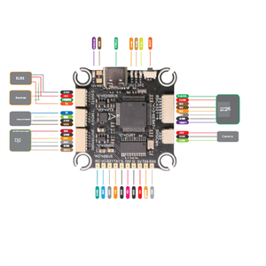 Spiderrc FPV แผงควบคุมการบินอุปกรณ์เสริมโดรน <span class=keywords><strong>F405</strong></span> 60A ระบบ F4ปีกคงที่ - Product Image 1