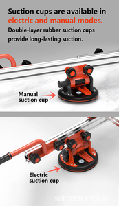 Plateforme de levage de carreaux grand format, outil d'aide à la pose de carreaux sur table, outil de levage et de transport de grandes dalles de pierre, élévateur de carreaux électrique - Product Image 4